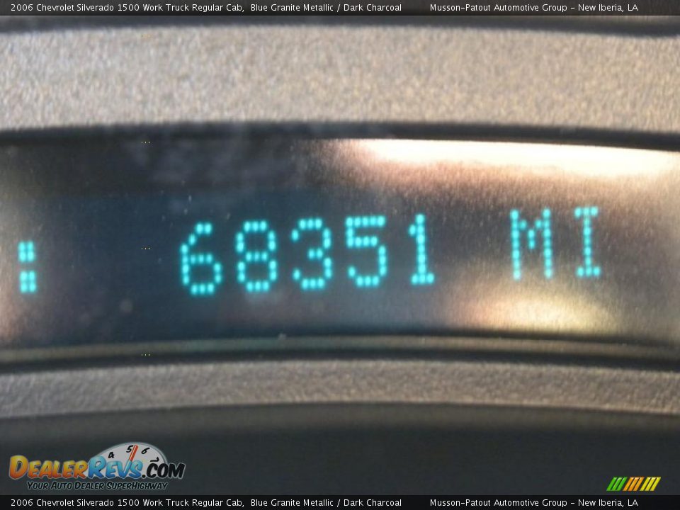 2006 Chevrolet Silverado 1500 Work Truck Regular Cab Blue Granite Metallic / Dark Charcoal Photo #13