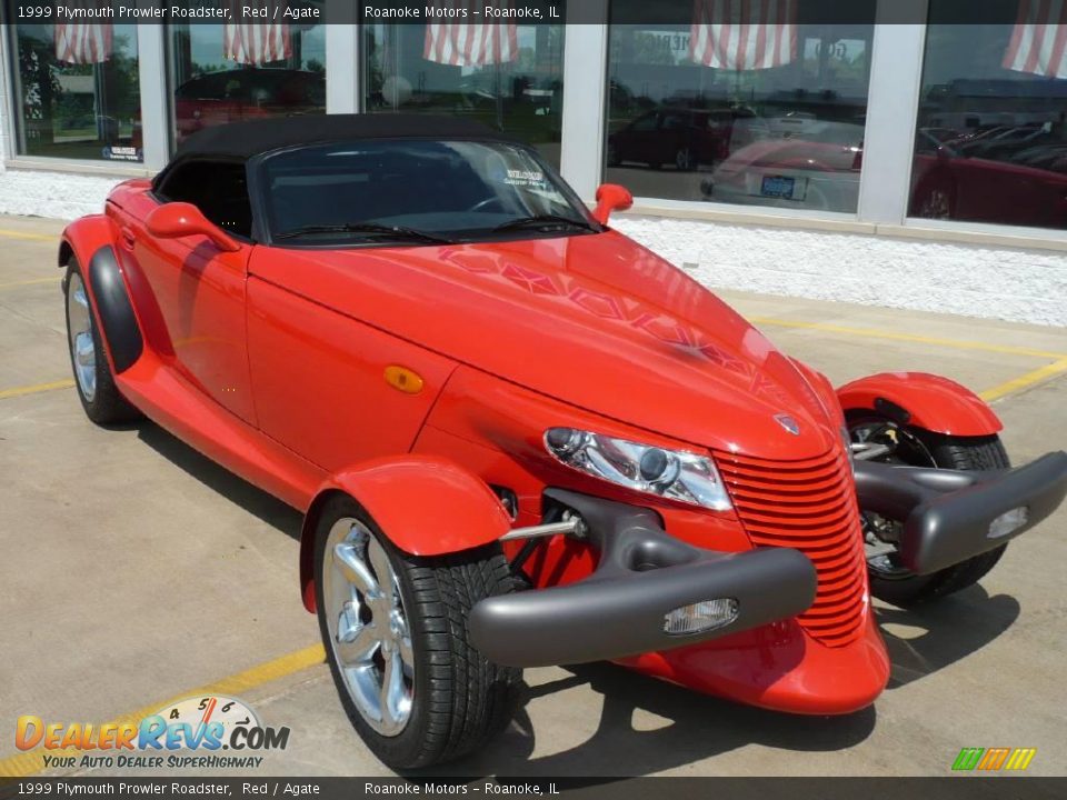 1999 Plymouth Prowler Roadster Red / Agate Photo #2