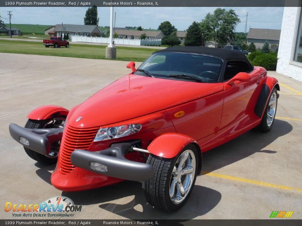 1999 Plymouth Prowler Roadster Red / Agate Photo #4