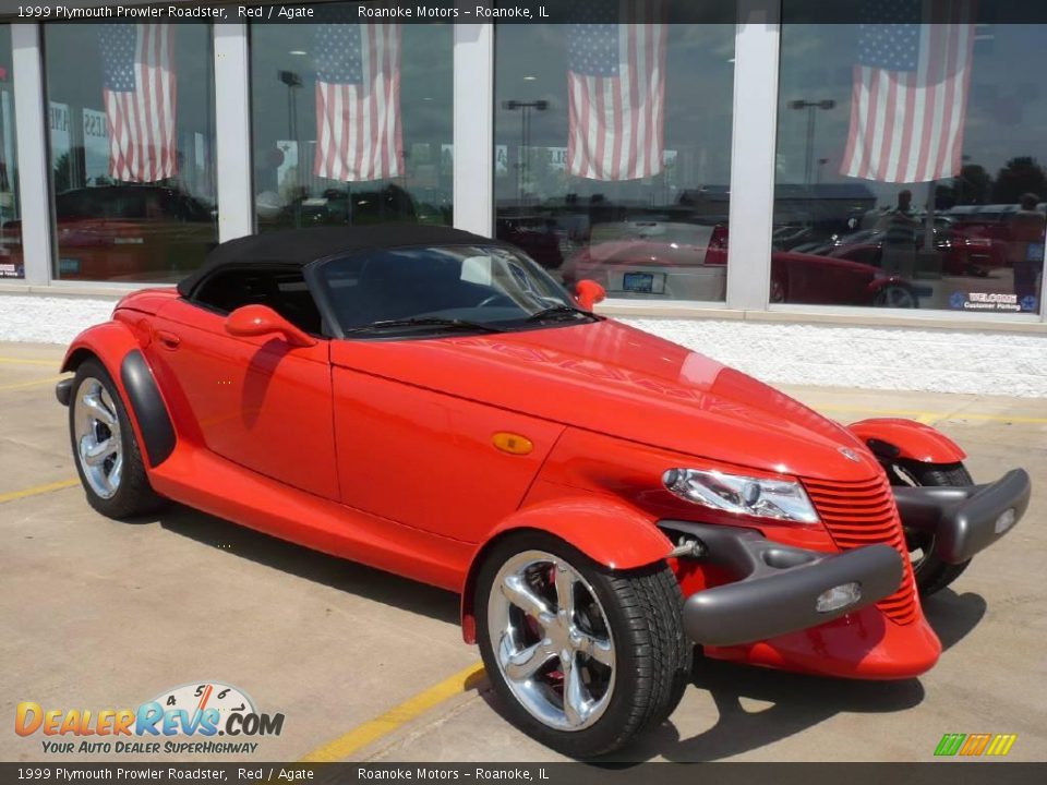 1999 Plymouth Prowler Roadster Red / Agate Photo #5