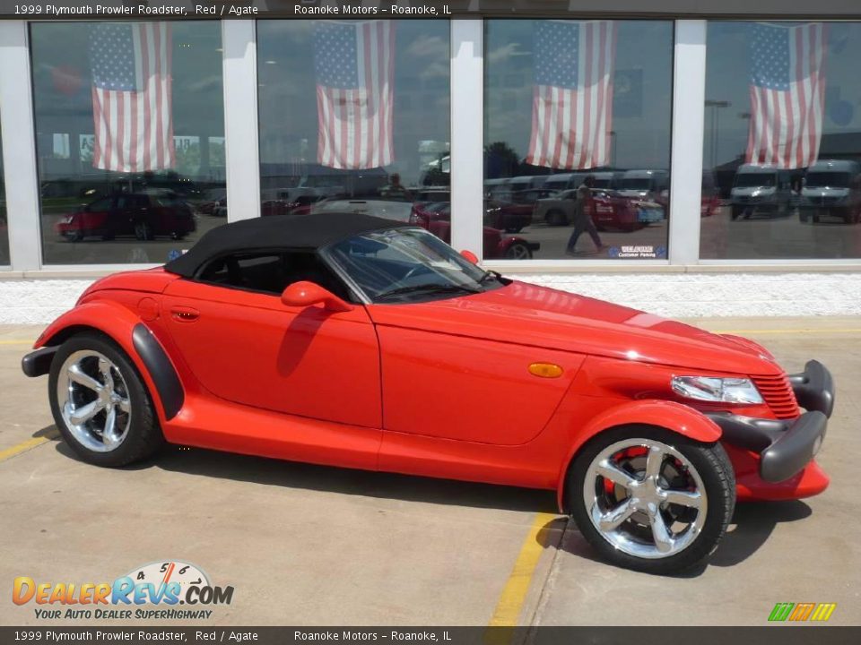 1999 Plymouth Prowler Roadster Red / Agate Photo #6