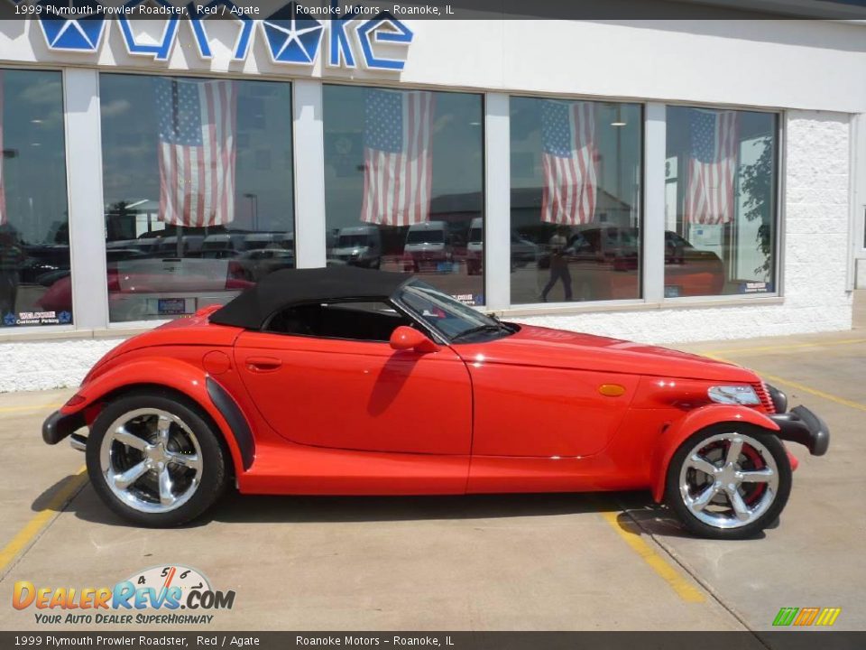 1999 Plymouth Prowler Roadster Red / Agate Photo #7