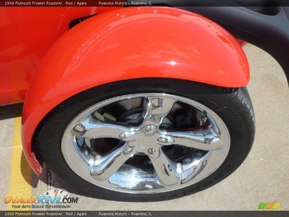 1999 Plymouth Prowler Roadster Red / Agate Photo #9
