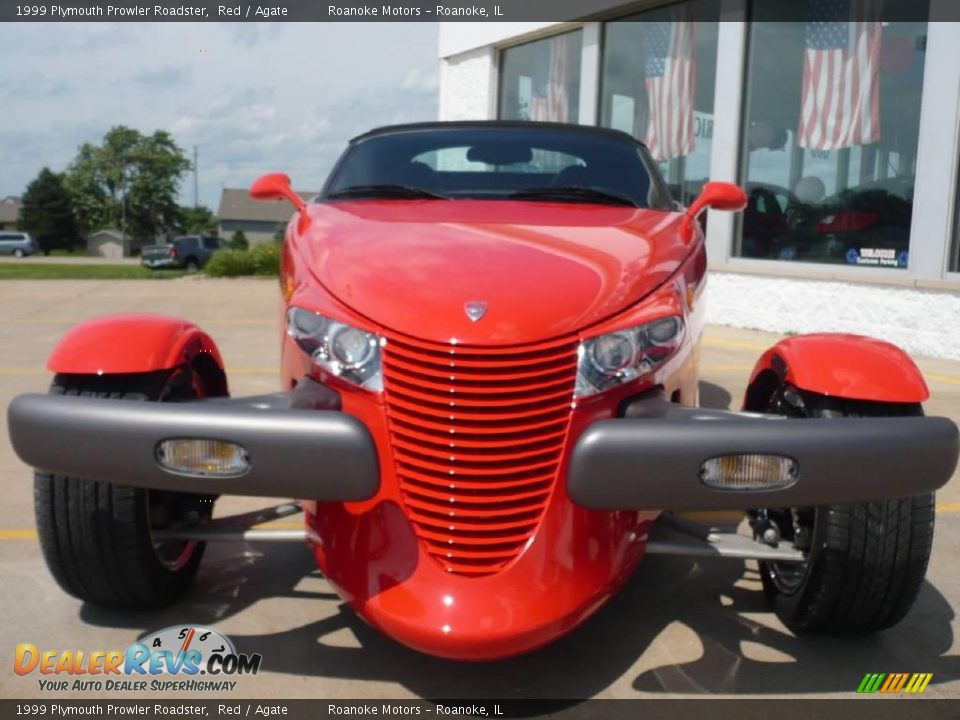 1999 Plymouth Prowler Roadster Red / Agate Photo #11