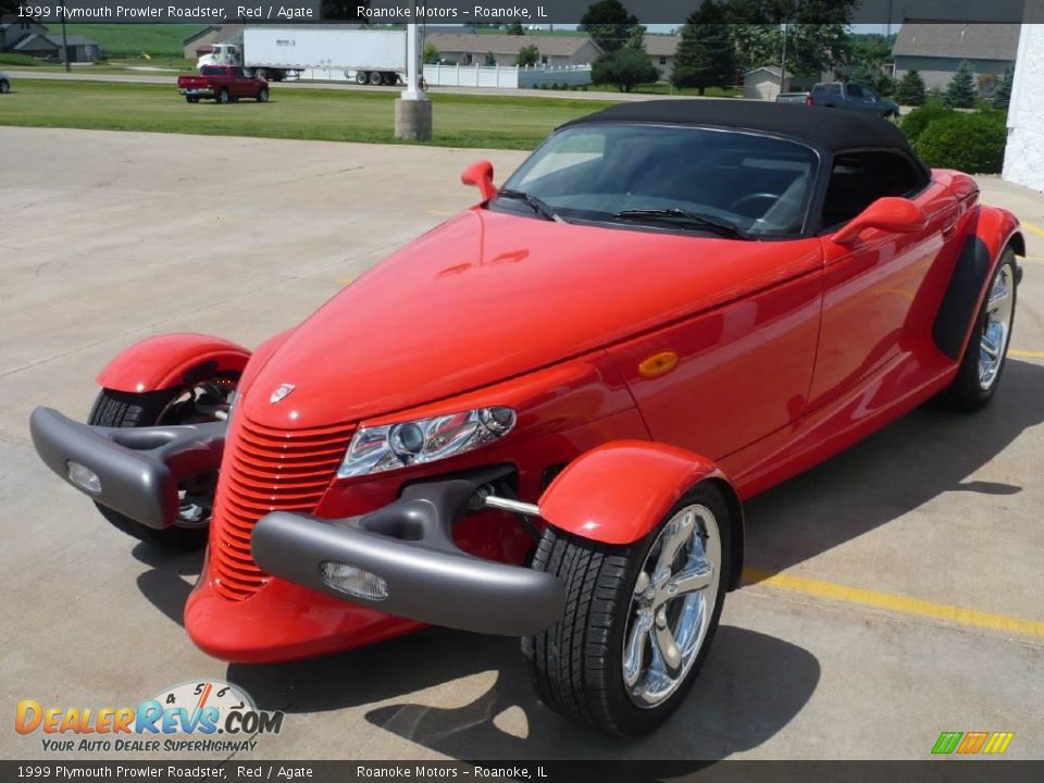 1999 Plymouth Prowler Roadster Red / Agate Photo #12