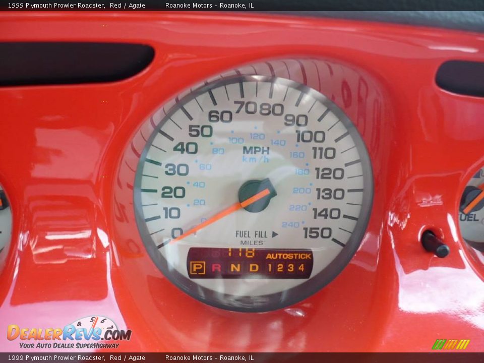 1999 Plymouth Prowler Roadster Red / Agate Photo #22