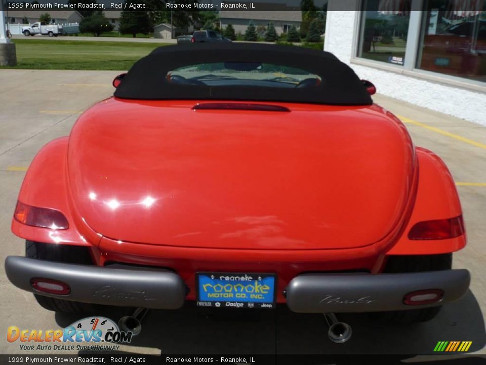 1999 Plymouth Prowler Roadster Red / Agate Photo #25