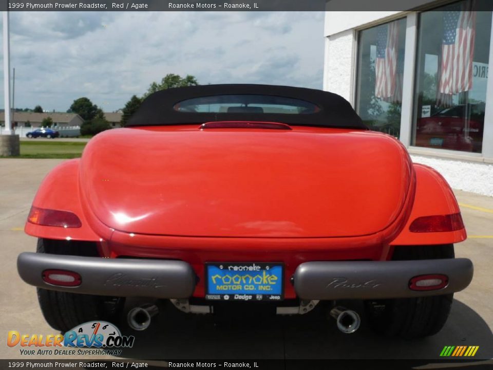 1999 Plymouth Prowler Roadster Red / Agate Photo #26