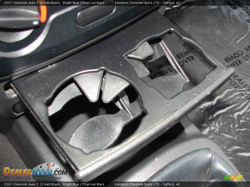 2007 Chevrolet Aveo 5 LS Hatchback Bright Blue / Charcoal Black Photo #19