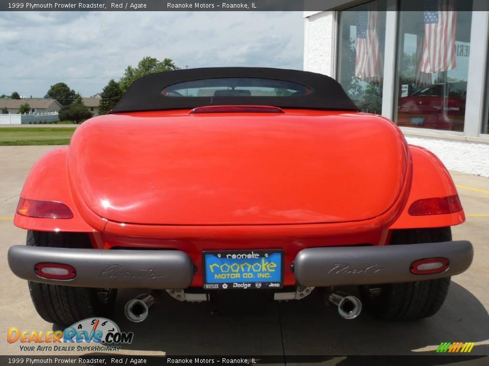 1999 Plymouth Prowler Roadster Red / Agate Photo #29