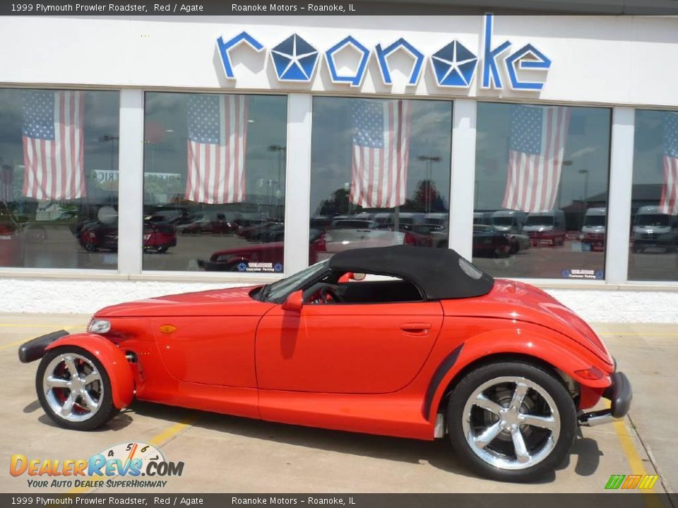 1999 Plymouth Prowler Roadster Red / Agate Photo #32