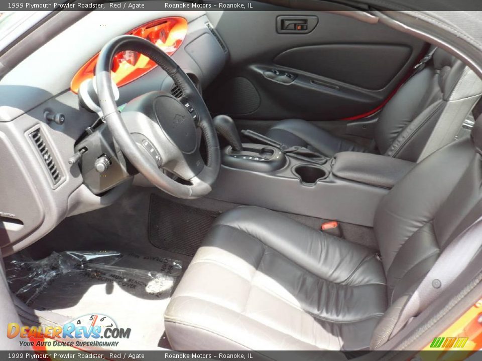 1999 Plymouth Prowler Roadster Red / Agate Photo #33