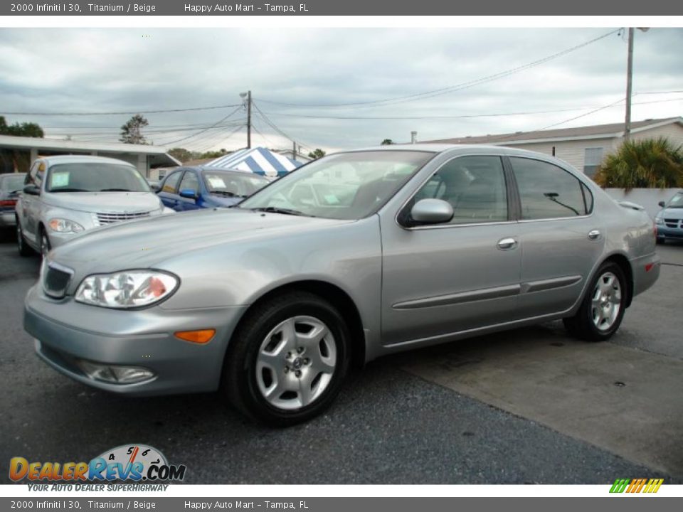 2000 Infiniti I 30 Titanium / Beige Photo #6