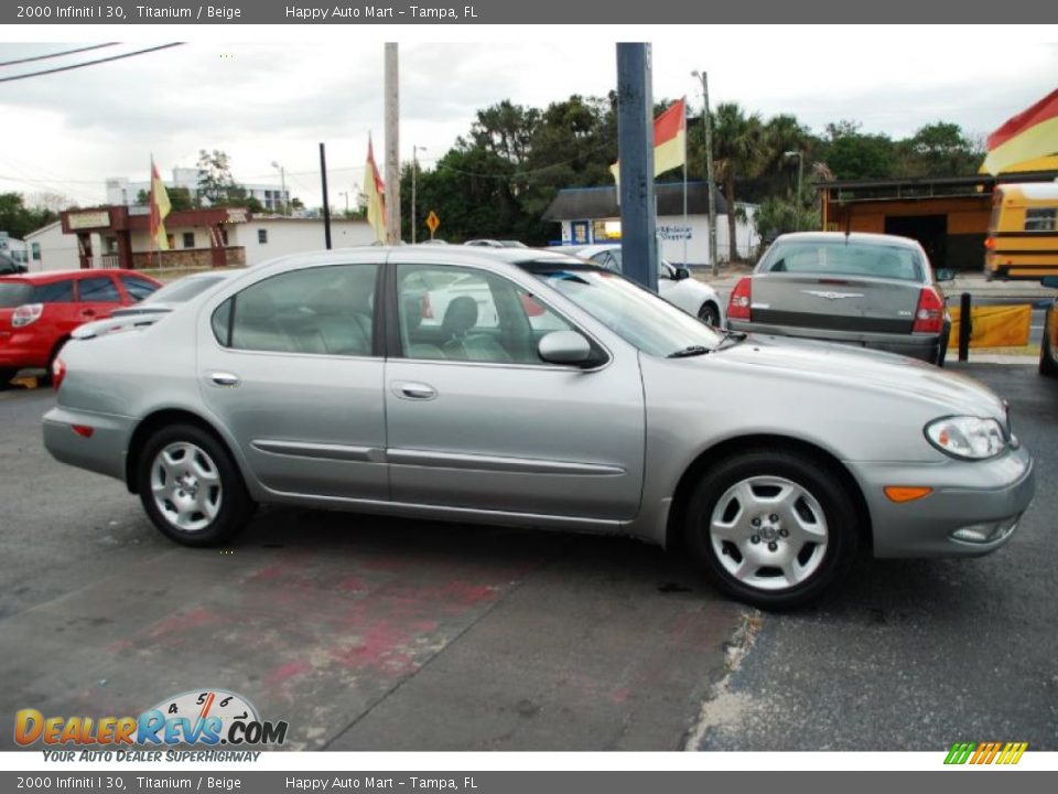 2000 Infiniti I 30 Titanium / Beige Photo #9