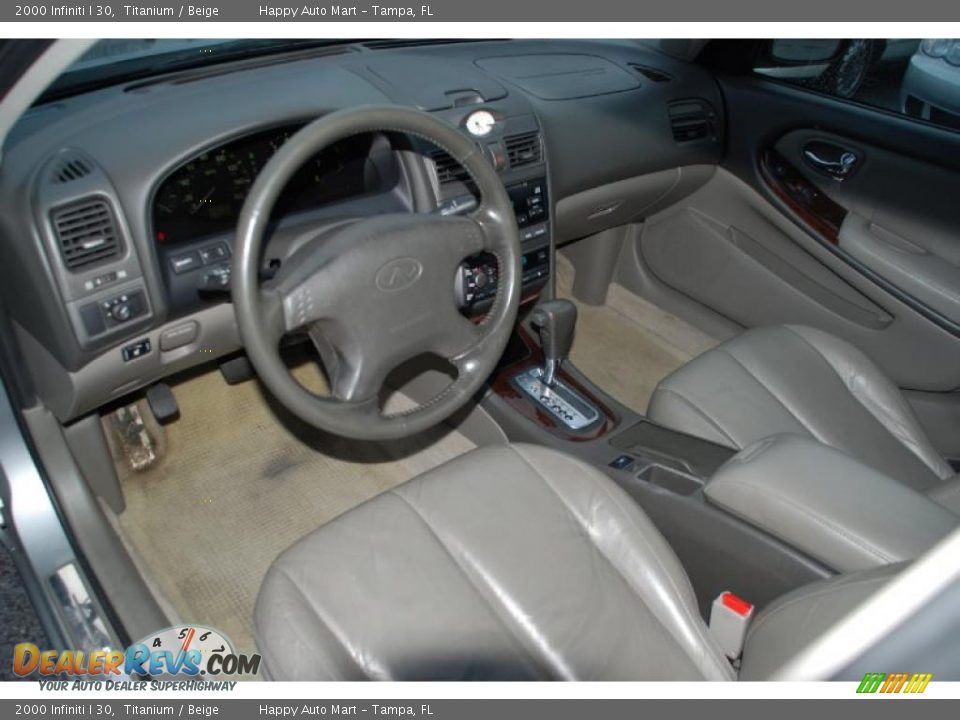 2000 Infiniti I 30 Titanium / Beige Photo #12
