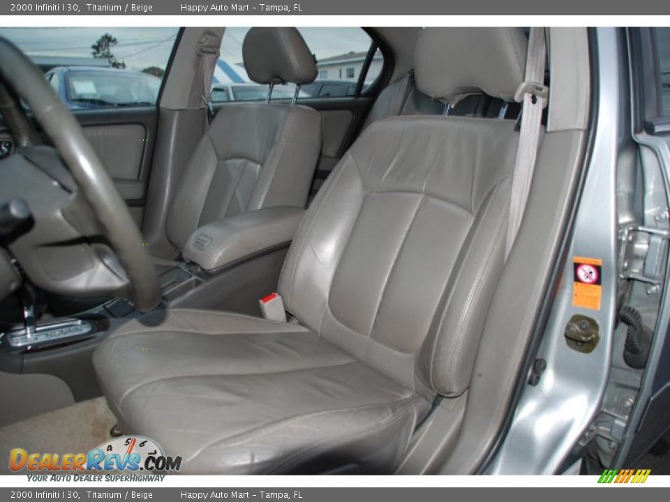 2000 Infiniti I 30 Titanium / Beige Photo #22