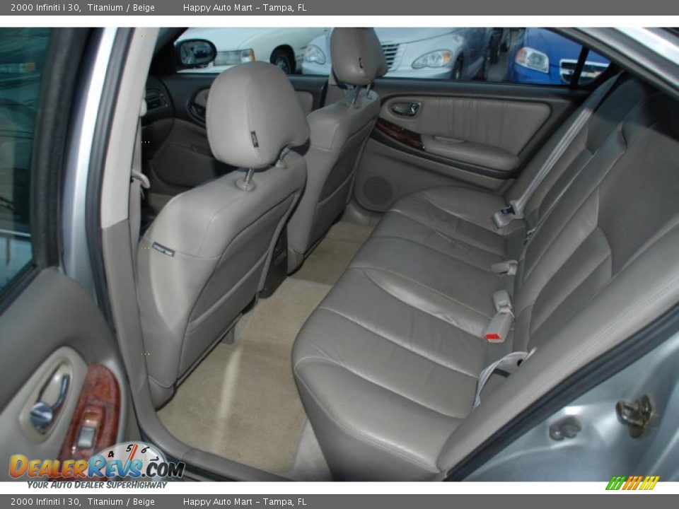2000 Infiniti I 30 Titanium / Beige Photo #26