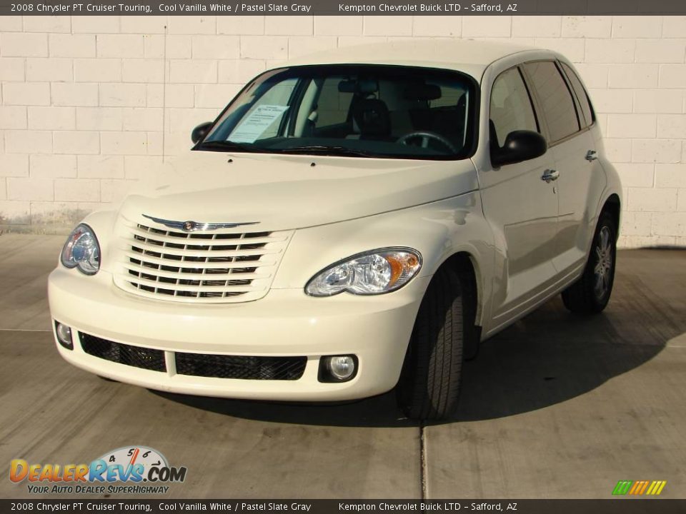 2008 Chrysler PT Cruiser Touring Cool Vanilla White / Pastel Slate Gray Photo #1