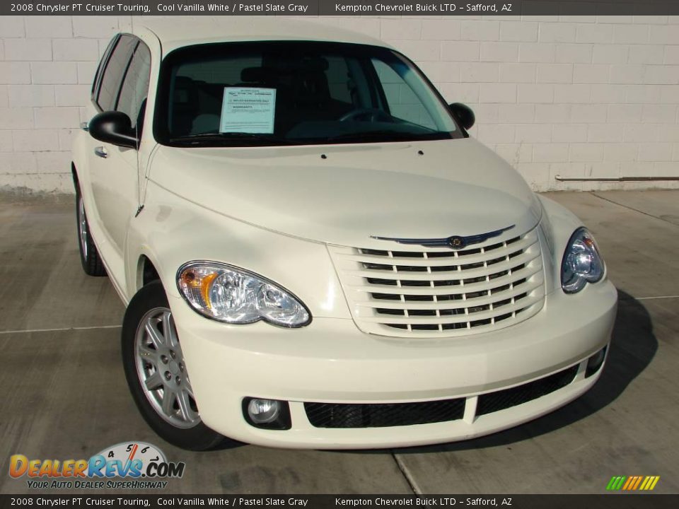 2008 Chrysler PT Cruiser Touring Cool Vanilla White / Pastel Slate Gray Photo #4