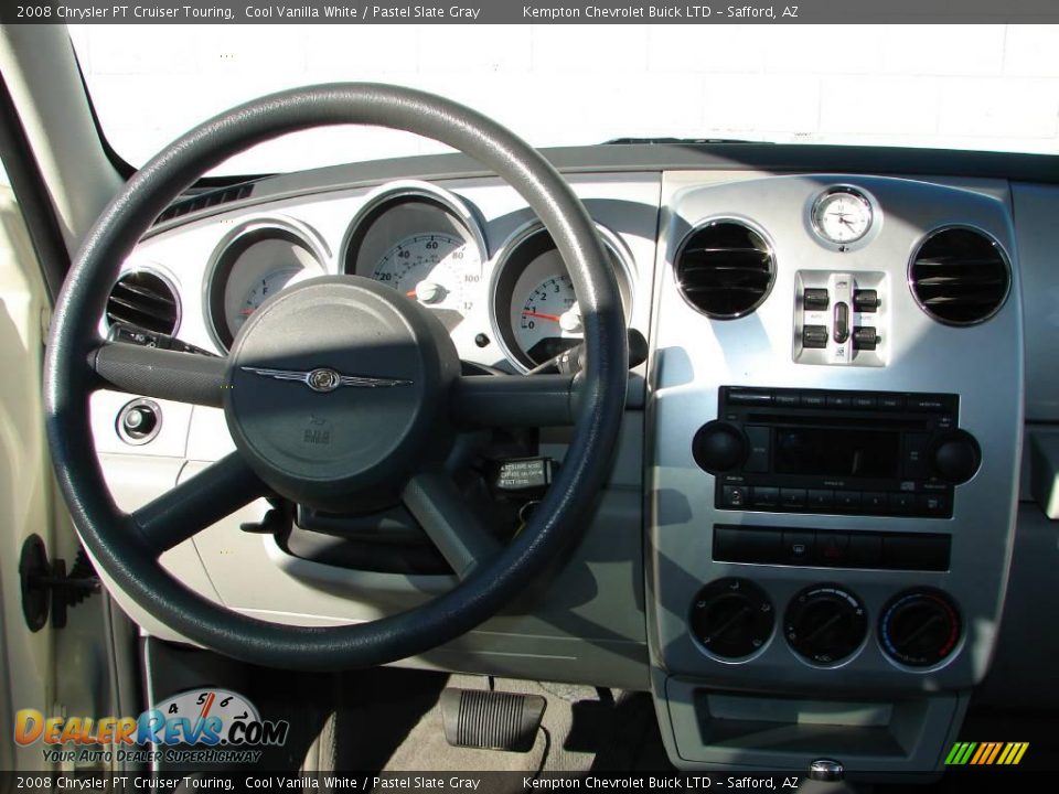 2008 Chrysler PT Cruiser Touring Cool Vanilla White / Pastel Slate Gray Photo #7