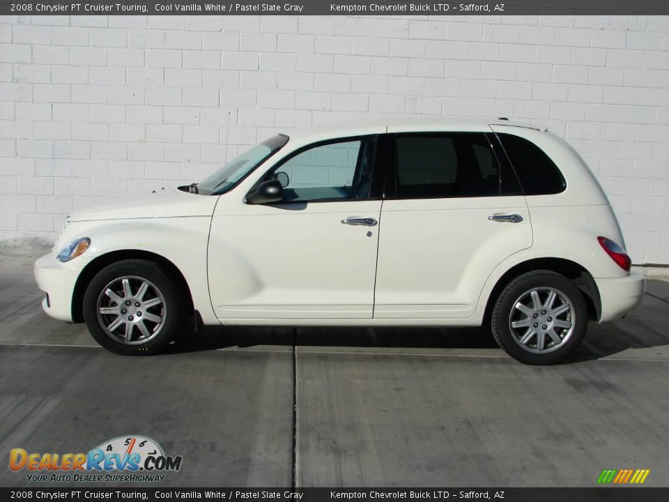 2008 Chrysler PT Cruiser Touring Cool Vanilla White / Pastel Slate Gray Photo #10