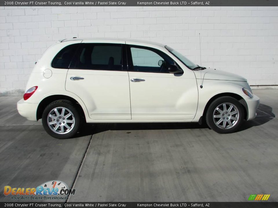 2008 Chrysler PT Cruiser Touring Cool Vanilla White / Pastel Slate Gray Photo #12