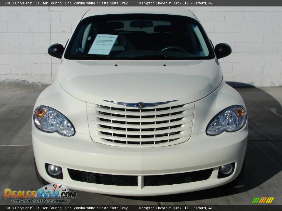 2008 Chrysler PT Cruiser Touring Cool Vanilla White / Pastel Slate Gray Photo #13