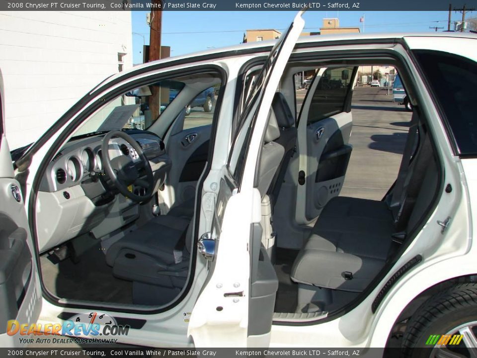 2008 Chrysler PT Cruiser Touring Cool Vanilla White / Pastel Slate Gray Photo #14