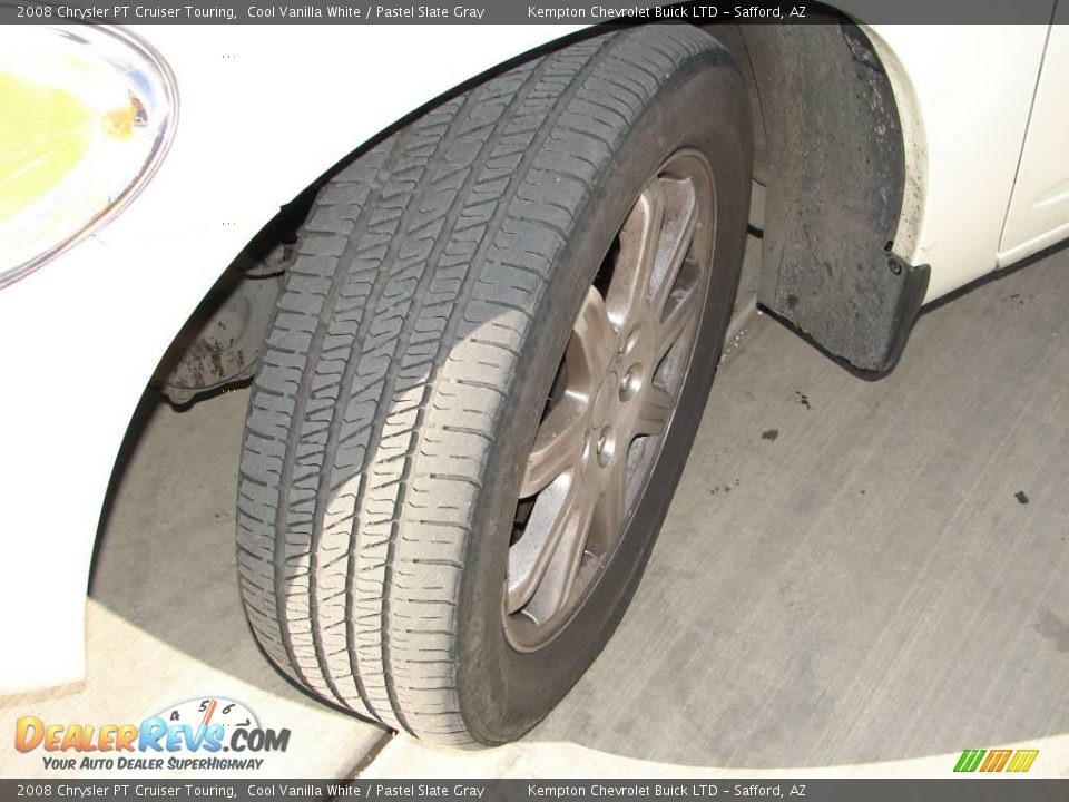 2008 Chrysler PT Cruiser Touring Cool Vanilla White / Pastel Slate Gray Photo #24