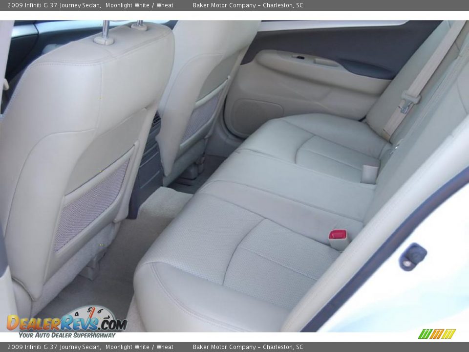 2009 Infiniti G 37 Journey Sedan Moonlight White / Wheat Photo #8