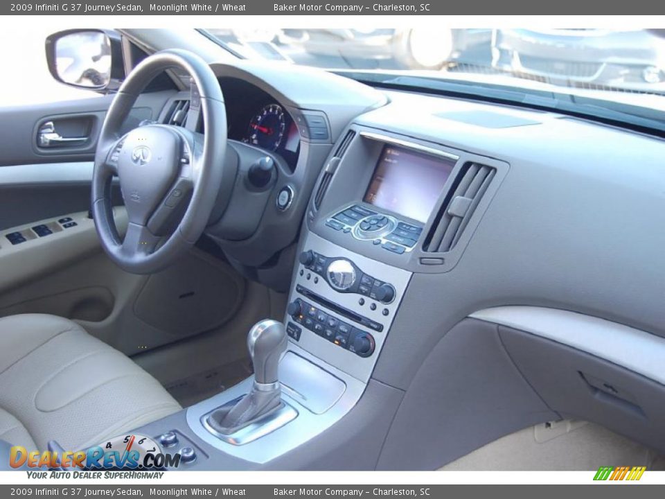 2009 Infiniti G 37 Journey Sedan Moonlight White / Wheat Photo #11