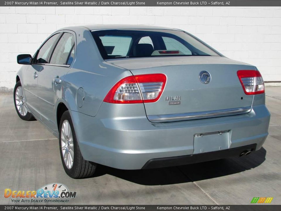 2007 Mercury Milan I4 Premier Satellite Silver Metallic / Dark Charcoal/Light Stone Photo #2