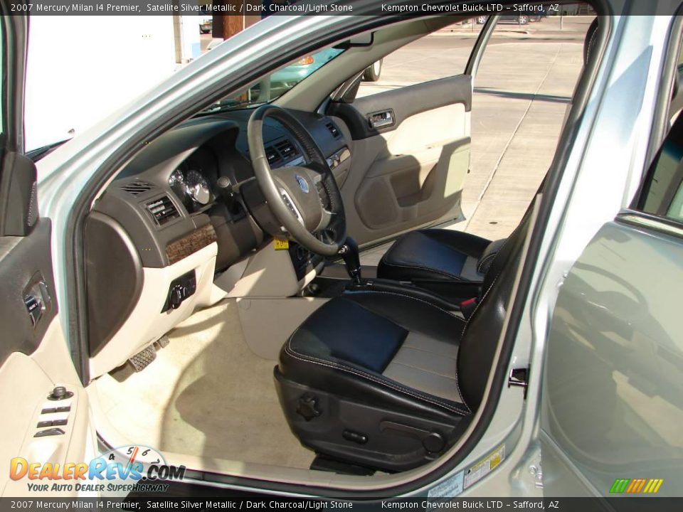 2007 Mercury Milan I4 Premier Satellite Silver Metallic / Dark Charcoal/Light Stone Photo #6