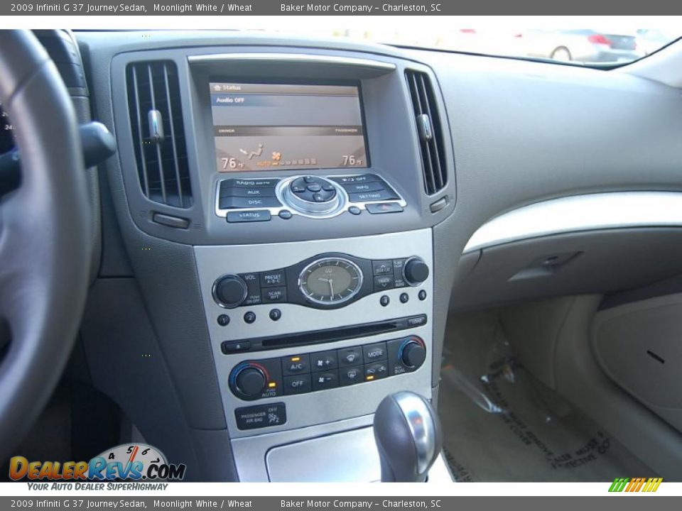 2009 Infiniti G 37 Journey Sedan Moonlight White / Wheat Photo #22