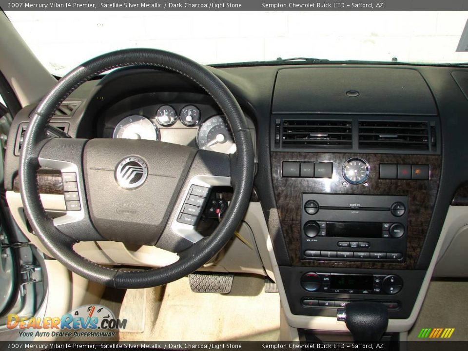 2007 Mercury Milan I4 Premier Satellite Silver Metallic / Dark Charcoal/Light Stone Photo #7