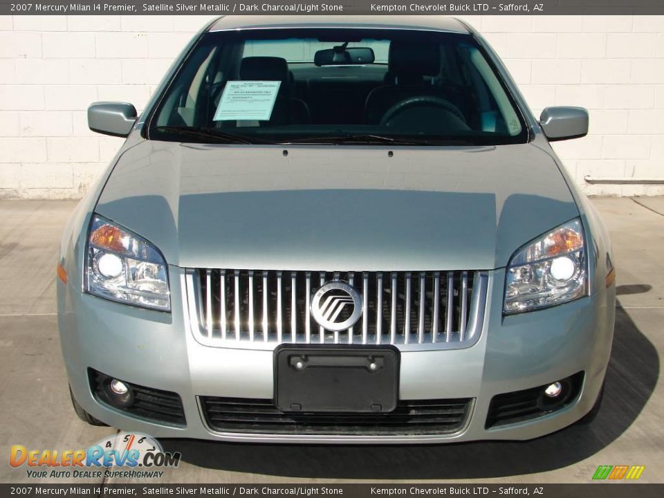 2007 Mercury Milan I4 Premier Satellite Silver Metallic / Dark Charcoal/Light Stone Photo #13