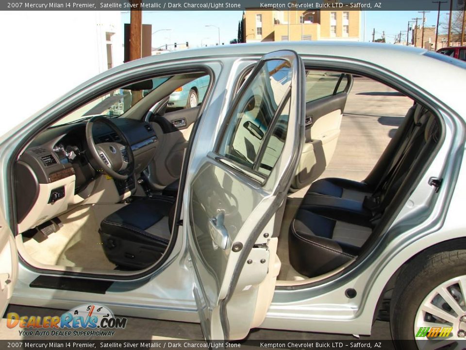 2007 Mercury Milan I4 Premier Satellite Silver Metallic / Dark Charcoal/Light Stone Photo #14