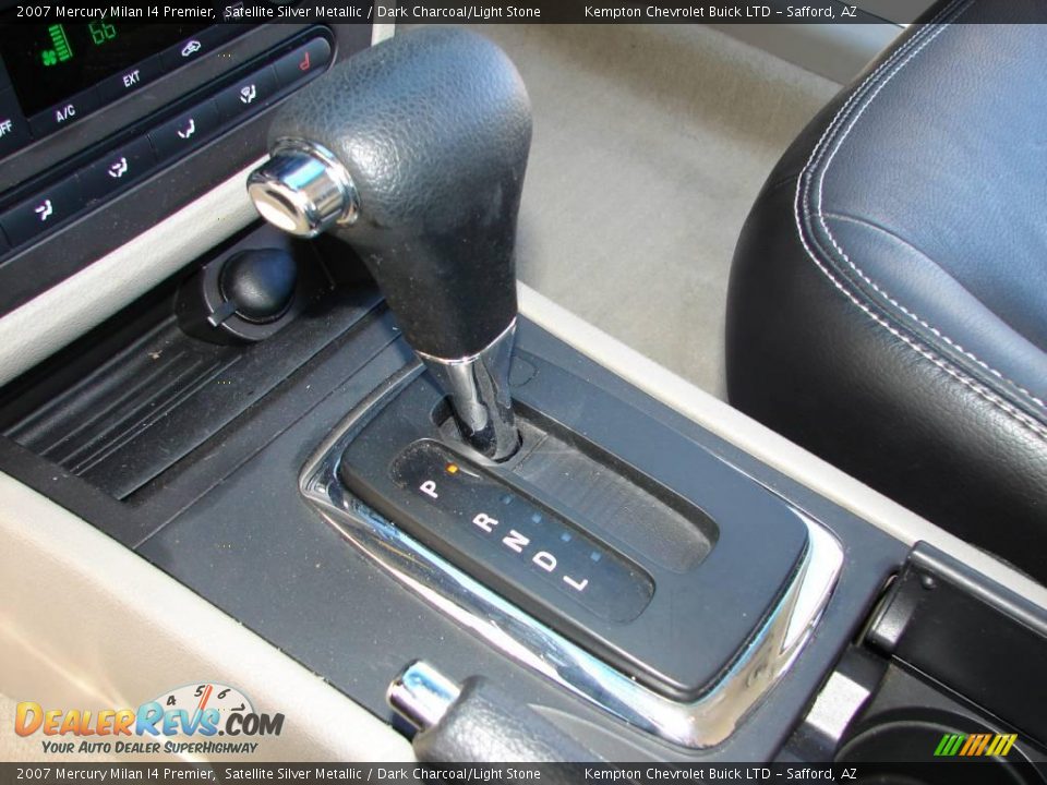 2007 Mercury Milan I4 Premier Satellite Silver Metallic / Dark Charcoal/Light Stone Photo #17