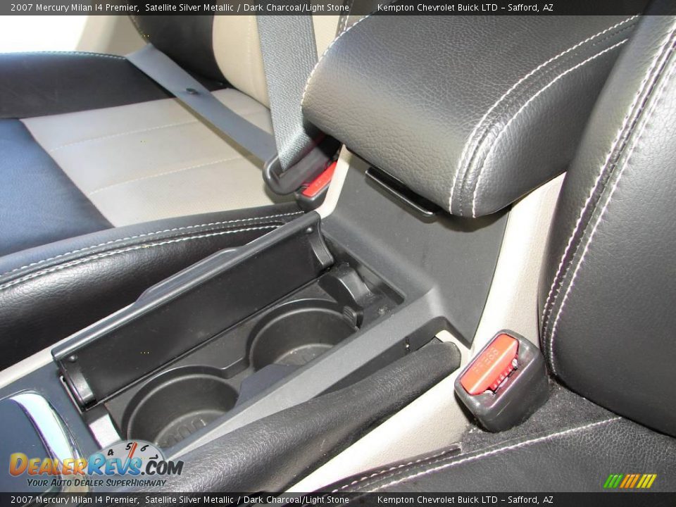 2007 Mercury Milan I4 Premier Satellite Silver Metallic / Dark Charcoal/Light Stone Photo #18