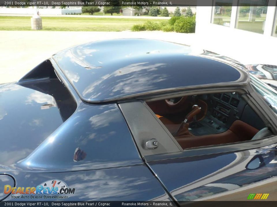 2001 Dodge Viper RT-10 Deep Sapphire Blue Pearl / Cognac Photo #28