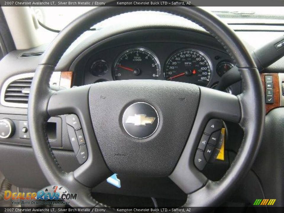 2007 Chevrolet Avalanche LT Silver Birch Metallic / Ebony Photo #15