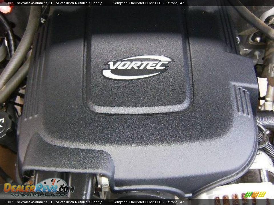 2007 Chevrolet Avalanche LT Silver Birch Metallic / Ebony Photo #18