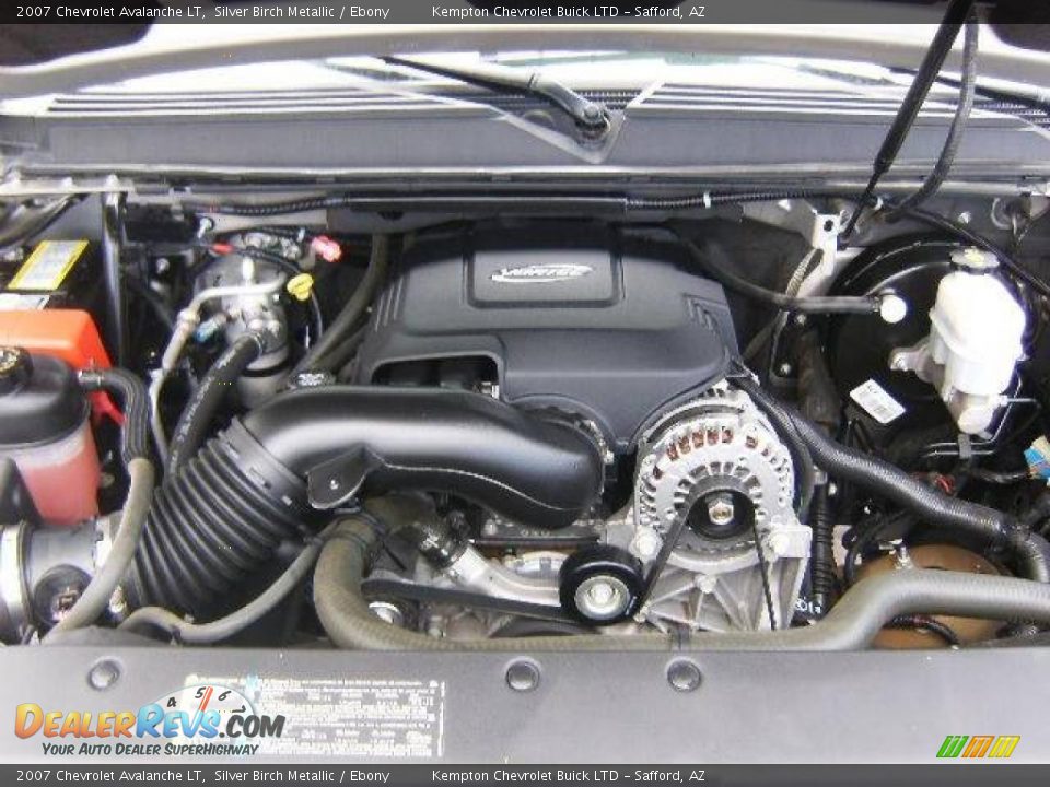 2007 Chevrolet Avalanche LT Silver Birch Metallic / Ebony Photo #21