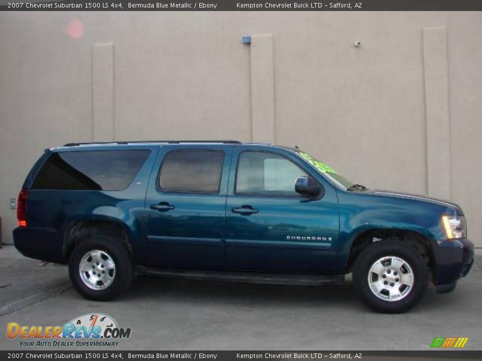 2007 Chevrolet Suburban 1500 LS 4x4 Bermuda Blue Metallic / Ebony Photo #3