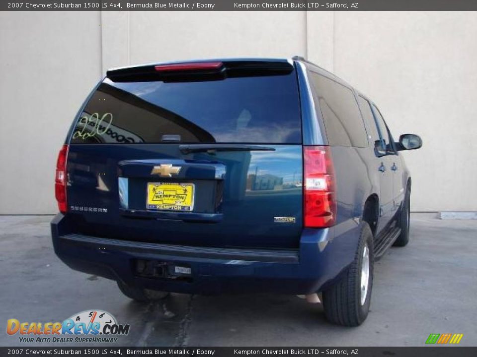 2007 Chevrolet Suburban 1500 LS 4x4 Bermuda Blue Metallic / Ebony Photo #5