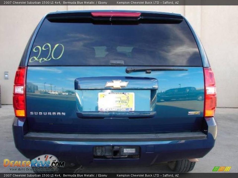 2007 Chevrolet Suburban 1500 LS 4x4 Bermuda Blue Metallic / Ebony Photo #6