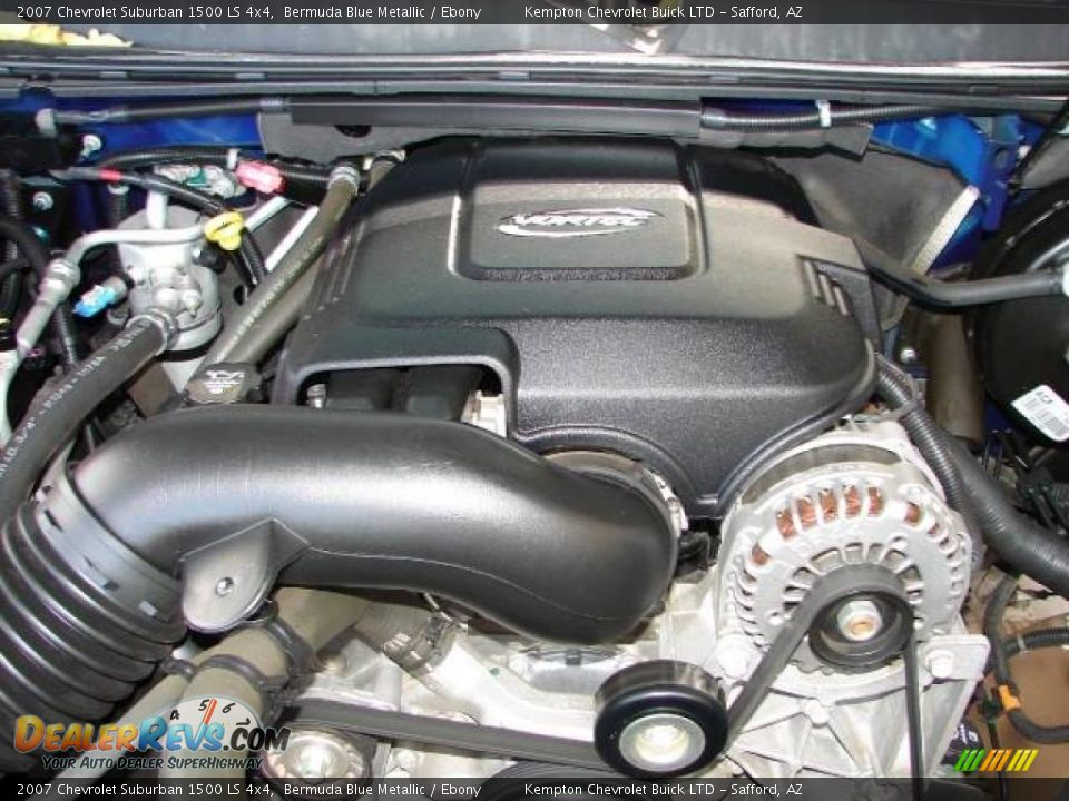 2007 Chevrolet Suburban 1500 LS 4x4 Bermuda Blue Metallic / Ebony Photo #8
