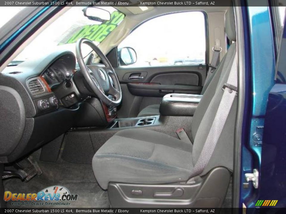 2007 Chevrolet Suburban 1500 LS 4x4 Bermuda Blue Metallic / Ebony Photo #9
