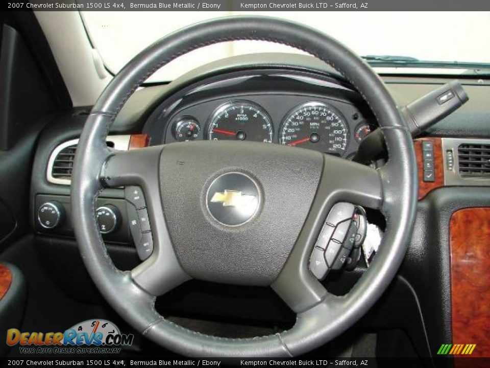 2007 Chevrolet Suburban 1500 LS 4x4 Bermuda Blue Metallic / Ebony Photo #10