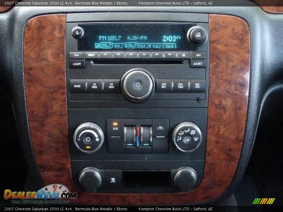 2007 Chevrolet Suburban 1500 LS 4x4 Bermuda Blue Metallic / Ebony Photo #12